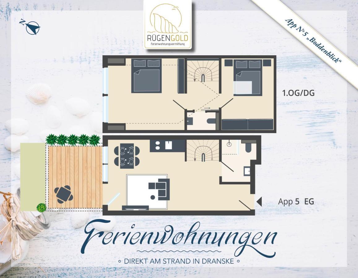 ,,Inselromantik" Appartement 3 Dranske Zewnętrze zdjęcie